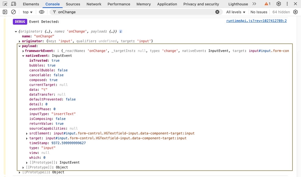 A static image displaying the DevTools Console.