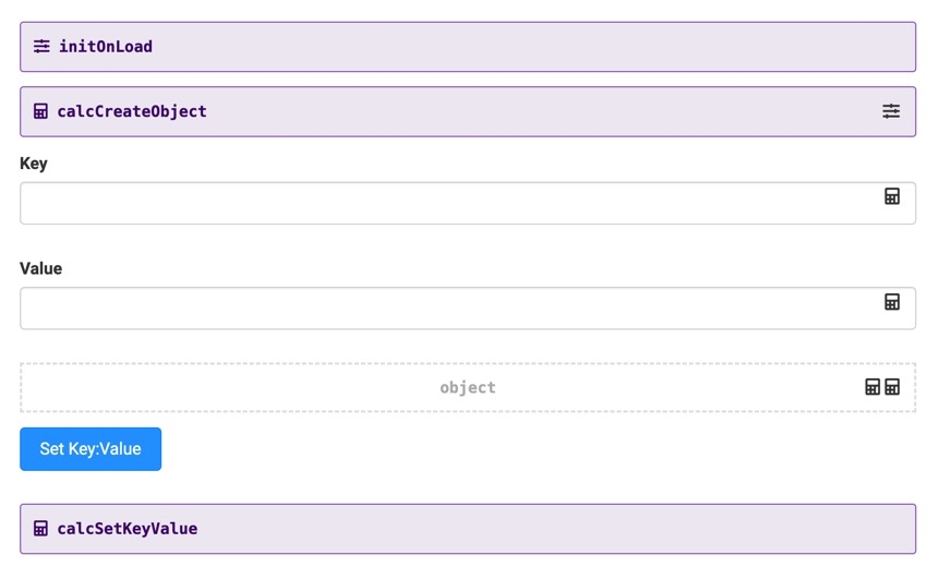 A static image displaying the set object values with Lodash use case in the module builder.