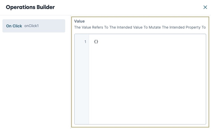 A static image displaying the Operations Builder's Data Editor field.