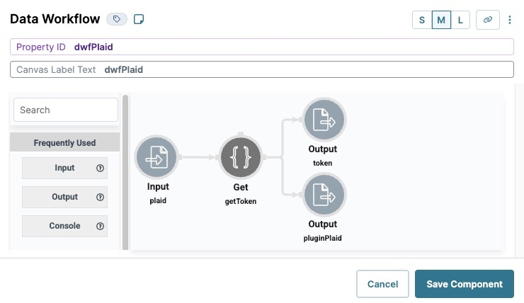 A static image dispalying the dwfPlaid data workflow layout.