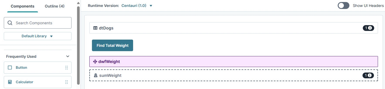 A static image displaying the completed configuration in the Module Builder.