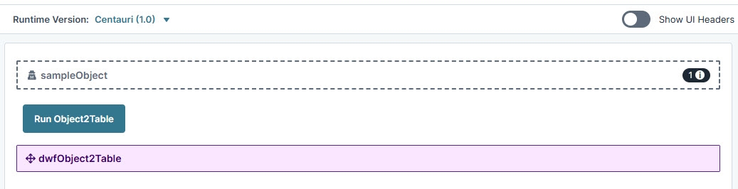 A static image displaying the complete usecase in the Module Builder.