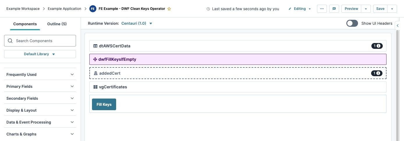 A static image displaying the Module Builder.