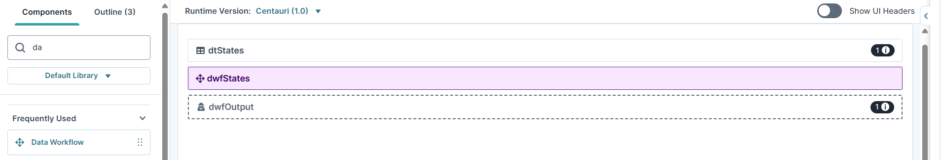 A static image displaying the completed configuration in the Module Builder.