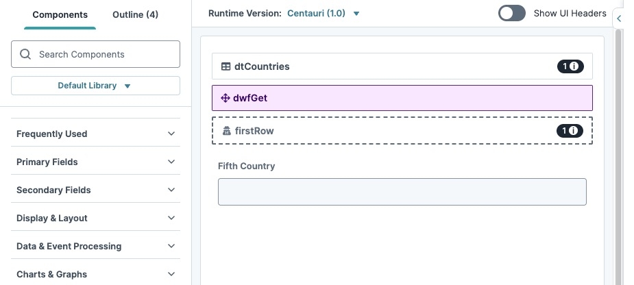 A static image displaying the completed configuration on the Module Builder canvas.