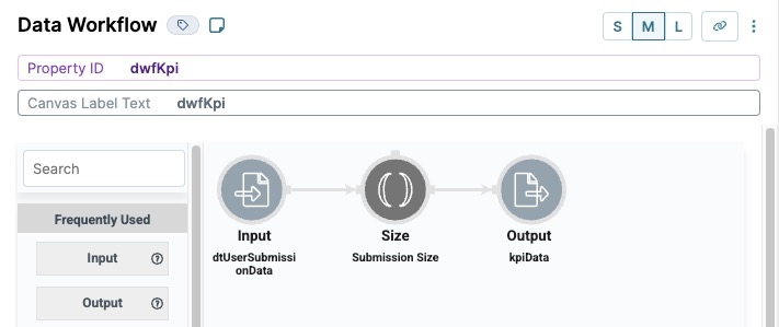 A static image displaying the Data Workflow's configuration and the Watch Trigger Type selected.
