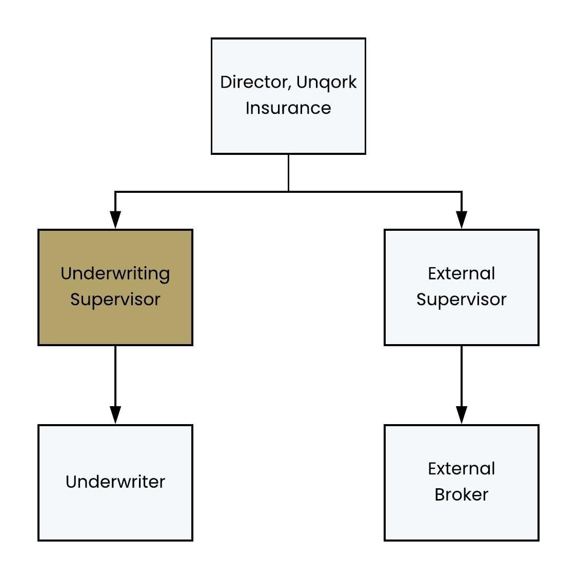 A static image displaying underwriting team.