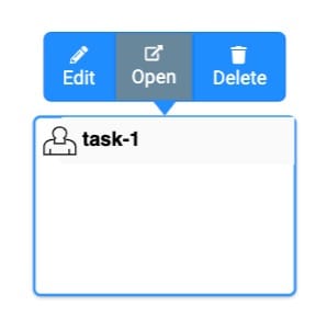 A static image displaying the Screetask node with it's edit menu open.
