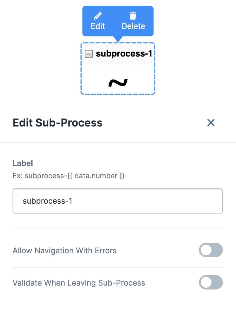 A static image displaying the End node on the workflow canvas, and the End node's confiugration panel with default settings.