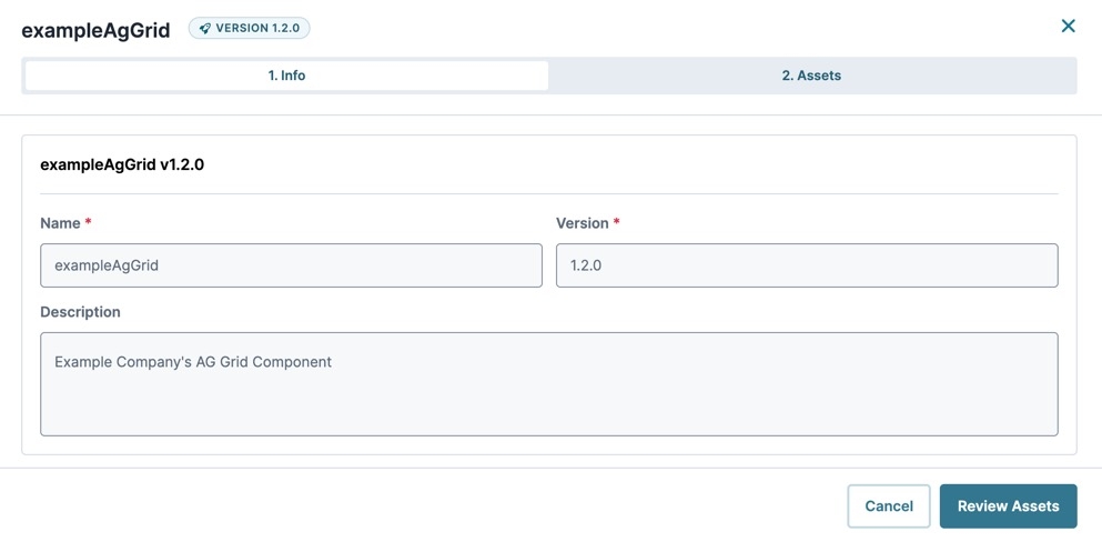 A static image displaying the Package Details modal.