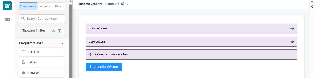 A static image displaying the complete usecase in Module Builder.