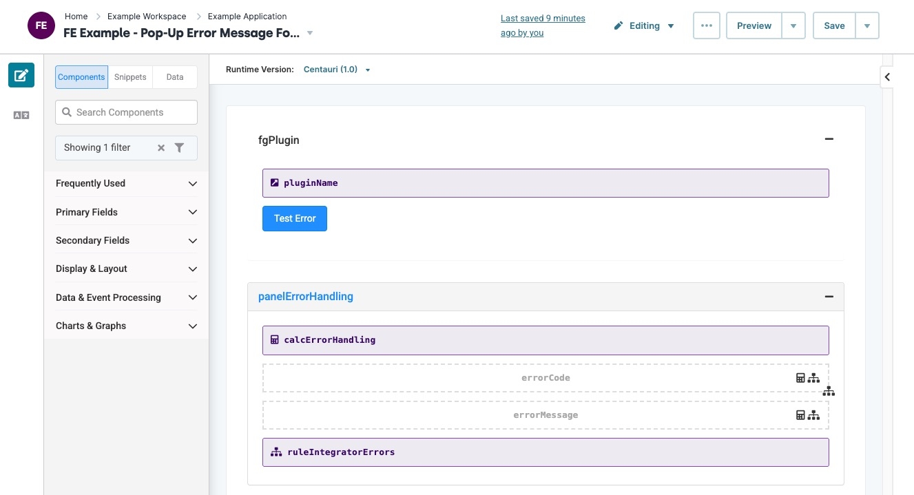 A static image displaying the Module Builder in Classic View.